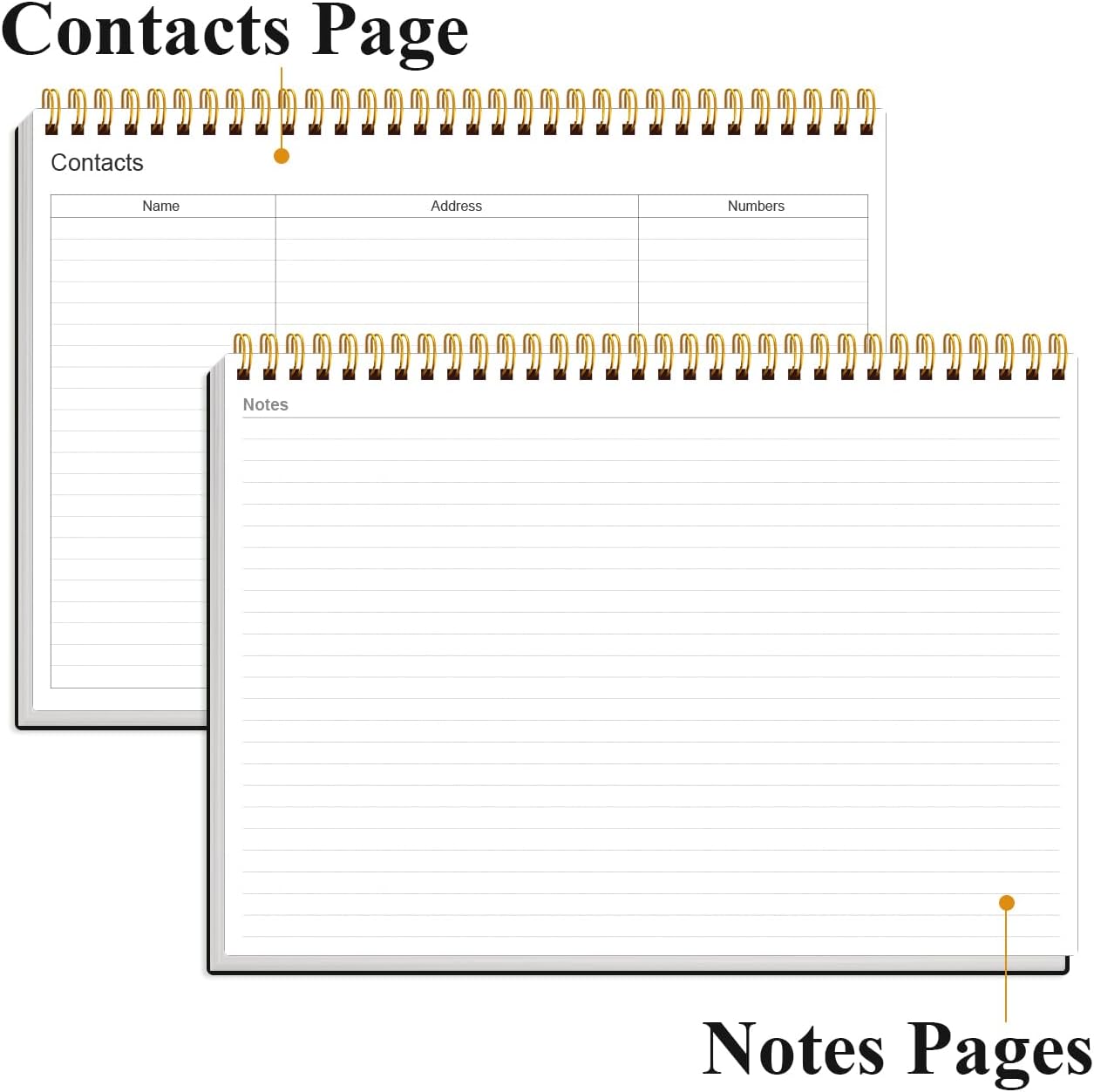 Weekly Productivity Planner - 8" x 11" Dashboard Desk Pad/Planner, Habit Tracker, Spiral Undated Weekly Planner for Office/School/Home, 54 Weeks, Black