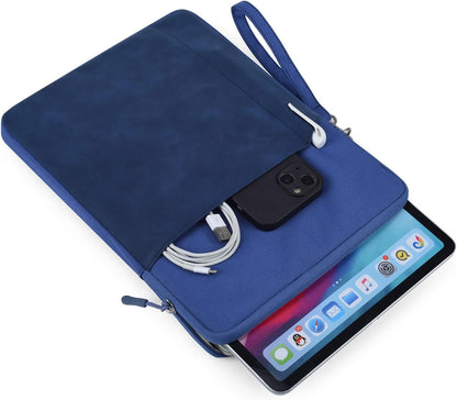 CAAORDKSO 9-11 Inch Tablet Sleeve Case, Tablet Bag Carrying Travel Pouch for iPad 11-inch A16 2025, 11 inch iPad Air M3 M2 / Pro M4, 10.2 10.9" iPad, Galaxy Tab S8/S9 11"/ Galaxy Tab A9+ Bag, Purple