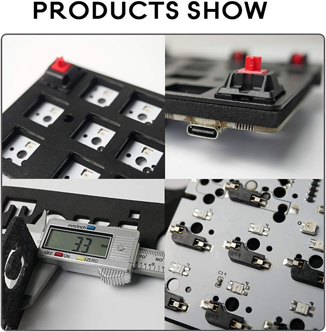 Switch Sound Dampeners Sheet Keyboard Soft Landing Pads Dimple Foam Sponge (84 Layout)