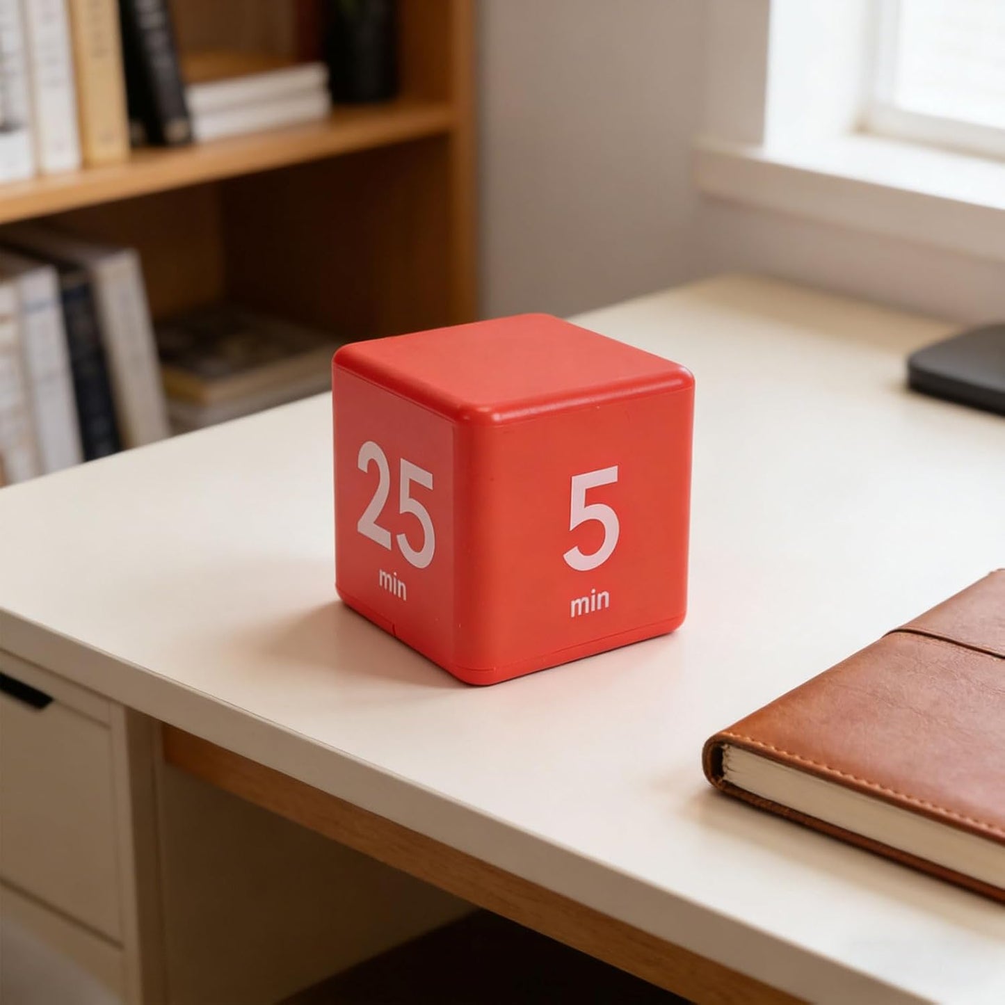 ZJchao Miracle Cube Timer 5 15 25 45 Minute Countdown Timer with Audible Alert for Study Cooking Workout Time Management Desk Decor