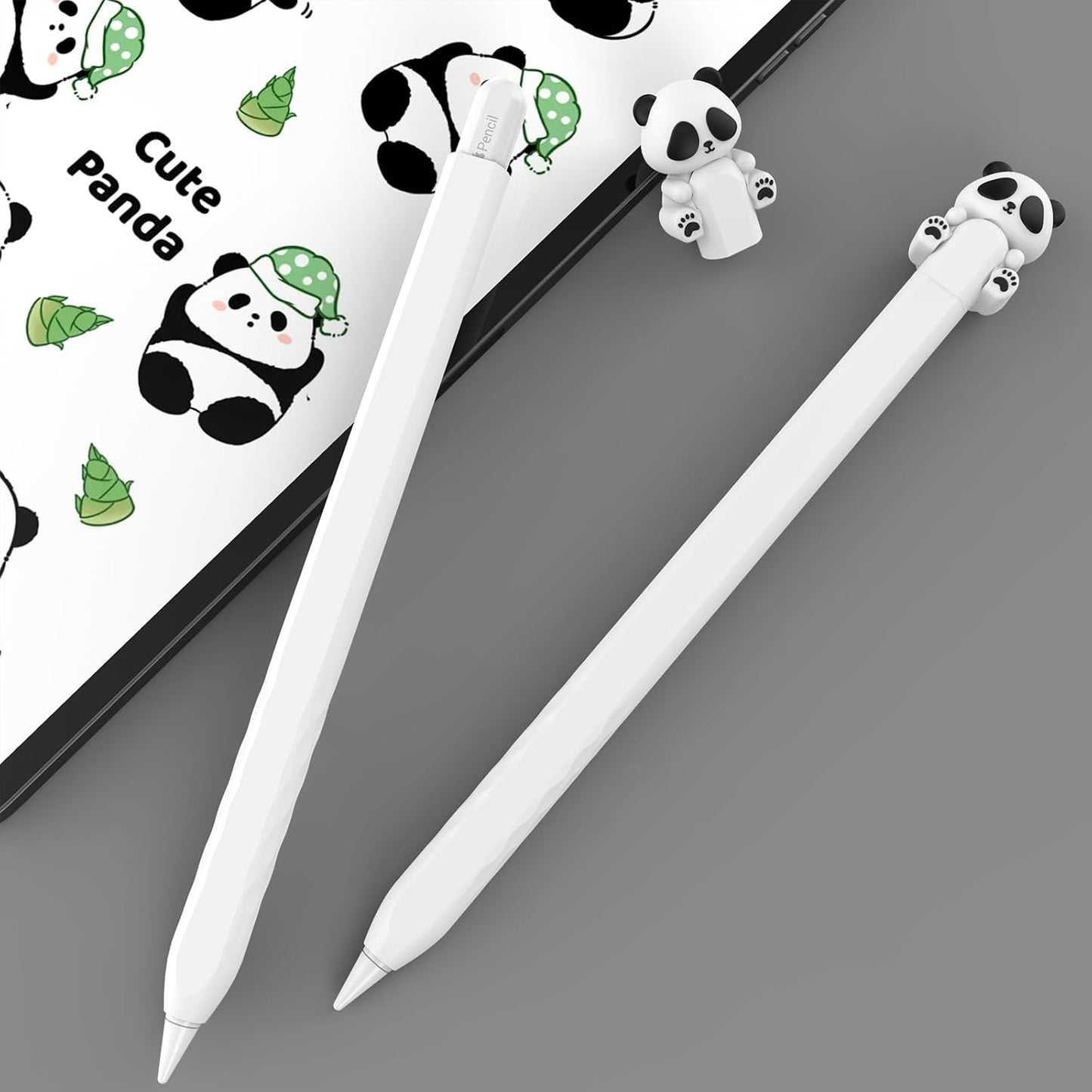 NIUTRENDZ Cute Bear Apple Pencil Case for Apple Pencil 2nd Generation Case Silicone Protective Cover Sleeve Skin Accessories (Brown, Apple Pencil 2nd Generation)