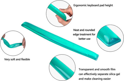 Gel Keyboard & Mouse Wrist Rest Set - Keyboard Wrist Rest Pad & Mouse Support for Office Gaming Pad Computer Laptop Ergonomic Comfortable Pain Relief- Pad Set (Mouse Support Only)