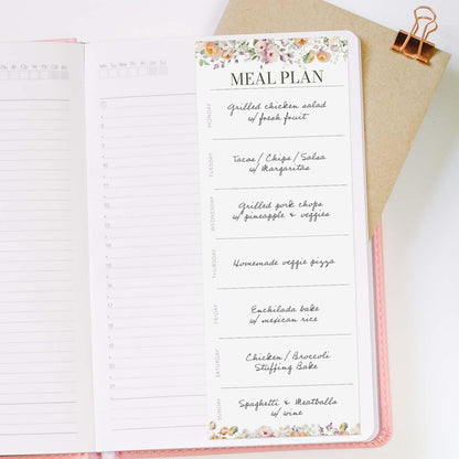 Modern Habit Tracker Sticky Note Pad / 50 Sheets / 8" x 11.5" Positive Habit List Sticky Notes/Weekly Accountability Checklist/Made in The USA
