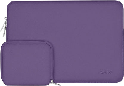 MOSISO Laptop Case 13.3 inch, 13-13.3 inch Laptop Sleeve Bag Compatible with MacBook Air/Pro 13/Pro 14 M5 M4 M3 M2 M1, HP Dell ASUS Lenovo, Neoprene Computer Sleeve Bag with Small Case, Baby Pink - Colors A