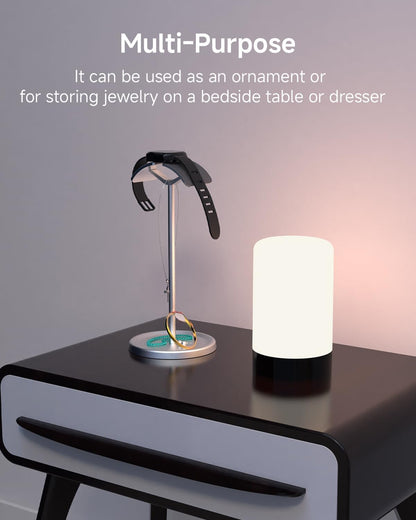Headphone Stand for Desk, Aluminum Metal Gaming Headset Holder Hanger with Supporting Rod & Base, Headphone Stand for AirPods Max, AirPods Pro, Beats, Bose, Sennheiser, Sony and More - Silver