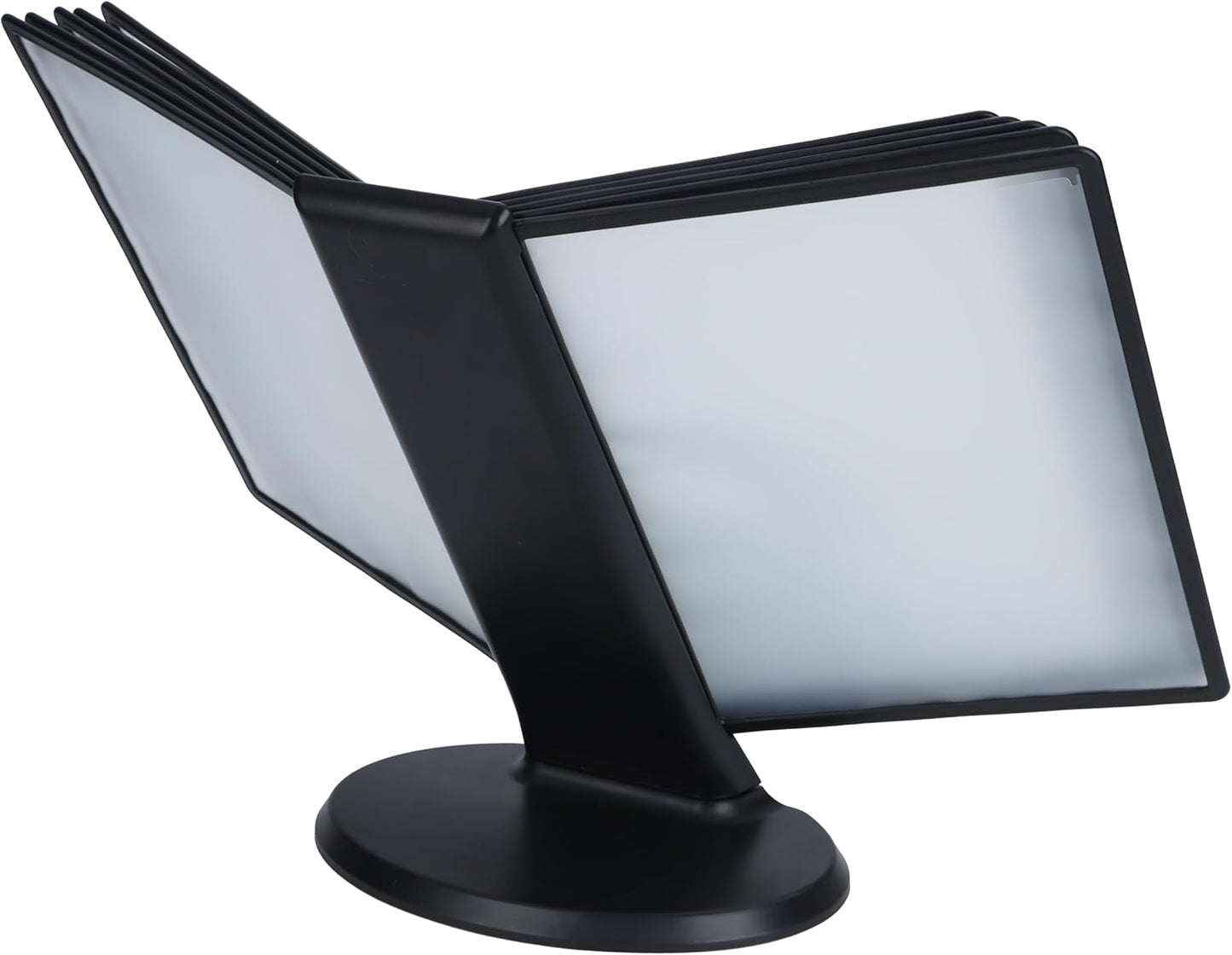 IRSTBL - Desk Reference Organizer Holder with Stand - 10 Pocket Desktop Binder System for Office, Classroom or Home