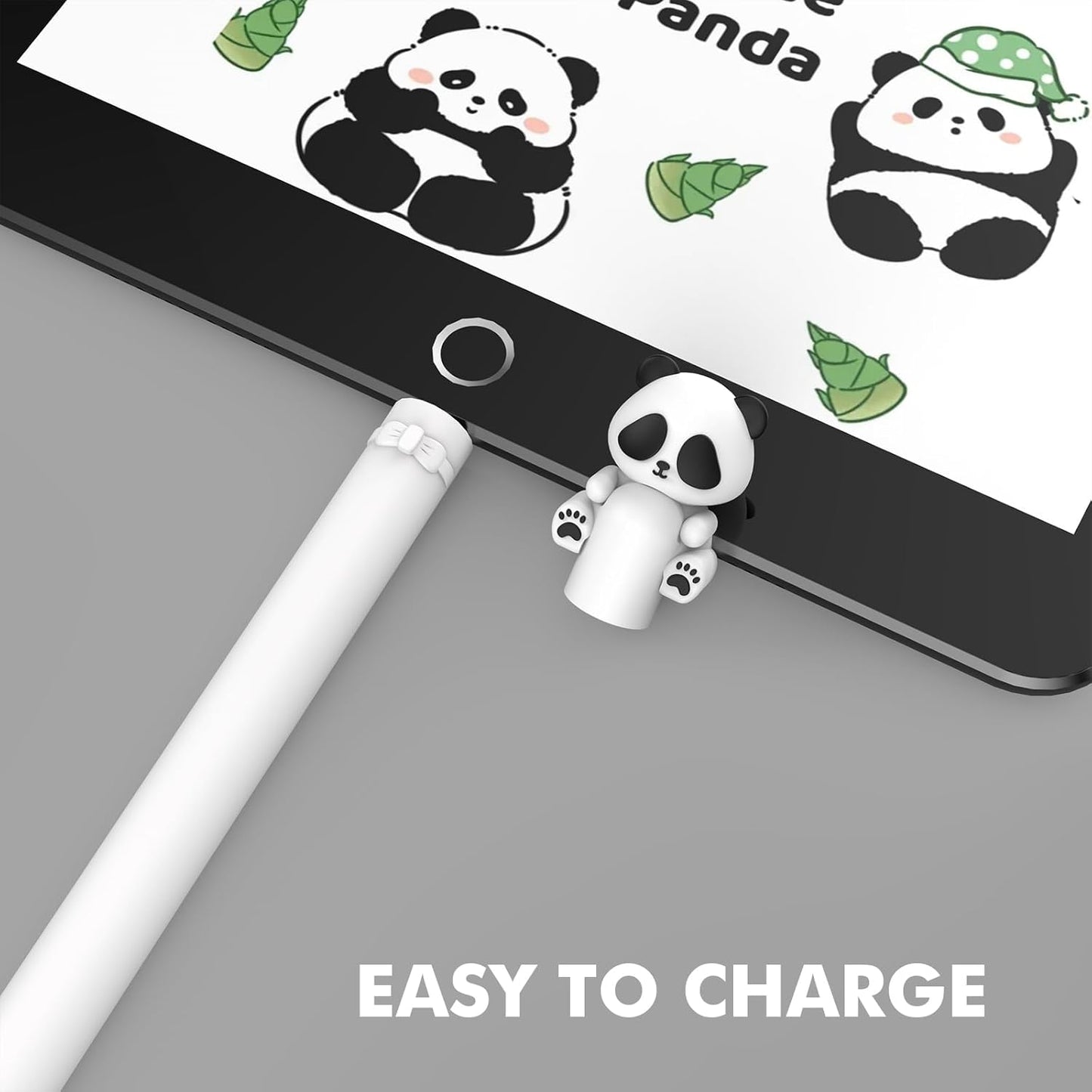 NIUTRENDZ Cute Bear Apple Pencil Case for Apple Pencil 2nd Generation Case Silicone Protective Cover Sleeve Skin Accessories (Brown, Apple Pencil 2nd Generation)