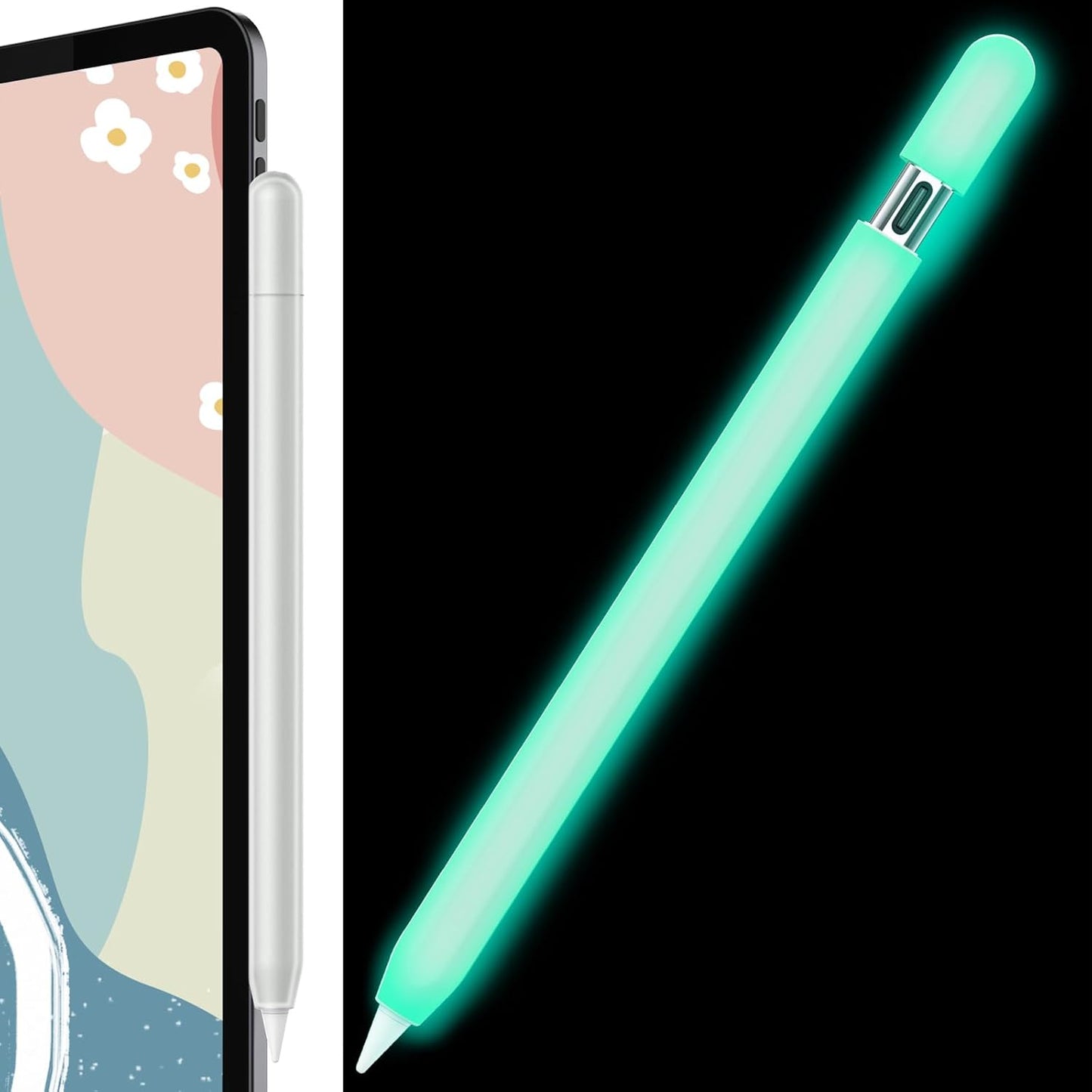 AhaStyle Silicone Case for Apple Pencil (USB-C) 2023 Ultra Thin Proteative Cover Skin Apple Pencil Sleeve Anti-Slip Grip Compatible with Apple Pencil USB C (Lavender)