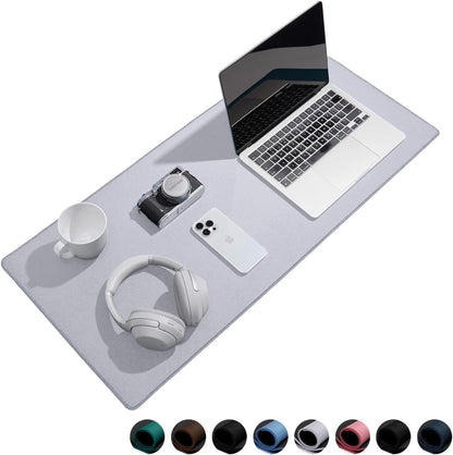 Reniteco Waterproof Large Gaming Mouse Pad with Durable Stitched Edges, Non-Slip Rubber Base, Grainy Jacquard Mouse Mat Desk Pad for Home Office Gaming, 31.5''x11.8''x0.12'', Matte Beige