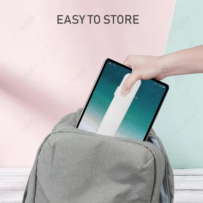 SIXFU Case for Apple Pencil, Storage Case Design for Apple Pen 2nd/ 1st, iPad Pencil Accessories Charging Cable Case for Stylus Pen(White+Pink)