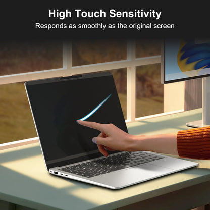 Laptop Privacy Screen 14 Inch 16:9 Aspect Ratio, Laptop Screen Privacy Shield Compatible With Lenovo Hp Dell Acer Asus Thinkpad Envy Xps, Removable Anti Glare Blue Light Computer Filter Protector