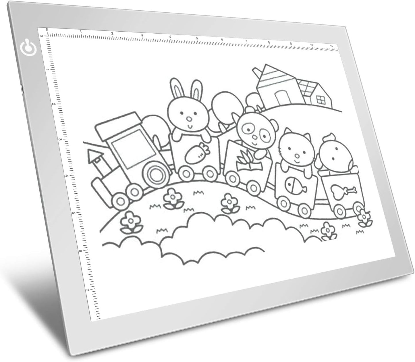 Black A4 Dimmable LED Artcraft Light Box Tracer Slim Light Pad Portable Tablet, USB Power Cable Copy Drawing Board Tracing Table for Artists Designing, Animation, Sketching, Stenciling X-ray Viewing