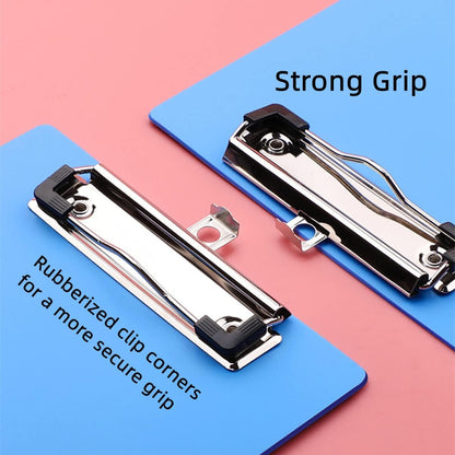 Clipboard Folder, 6 Pack A4 Foldable Clipboards File Folder Flip Writing Pad for Memo Form Document & School Office Work - Black