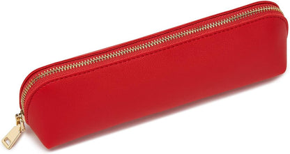 Canvas Pencil Case Cotton Canvas and Simple Multifunctional Pencil Bag Zipper Portable Storage (Black)