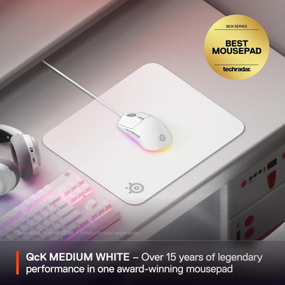 SteelSeries QcK Gaming Mouse Pad - XXL Cloth - Peak Tracking and Stability - Esports Mousepad - Never-Slip - Full Desk Coverage