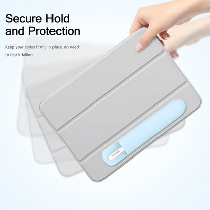 MoKo Pencil Case Holder, Adhesive Silicone Pencil Protected Sleeve Compatible with Apple Pencil Pro/ (USB-C)/ 1st/ 2nd Generation, Similarly Sized Styluses Accessories, Black
