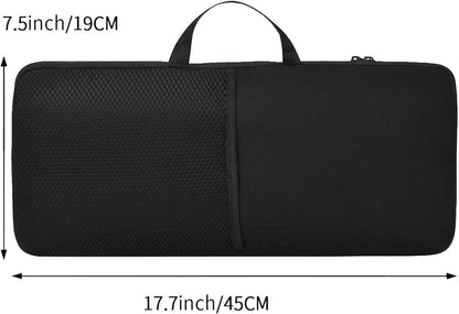 Wireless Keyboard Mouse Sleeve Travel Case,for Logitech Mk345 Wireless Keyboard,Mouse Storage and Cable Storage Pouch,Soft Neoprene Dust and water resistant bag(Black)