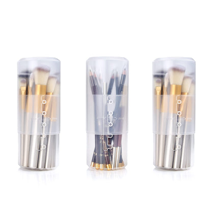 OCHEAL Makeup Brush Holders, 3 Pack of Makeup Brush Organizer Travel Case Retractable Plastic Travel Makeup Brushes Holder for Vanity Makeup Artist Brushes Storage Cup