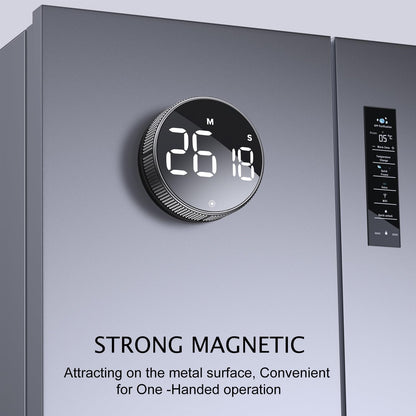 BlueSnail Kitchen Timer with LED Digital Display Smart Efficana for Home Classroom Gym Office, Volume and Brightness Adjustable Productivity Timer
