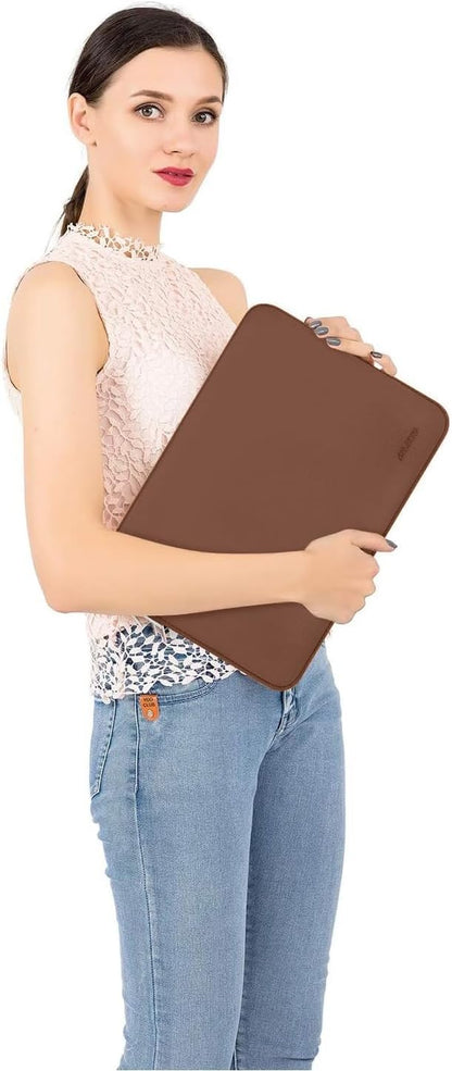 MOSISO Laptop Case 13.3 inch, 13-13.3 inch Laptop Sleeve Bag Compatible with MacBook Air/Pro 13/Pro 14 M5 M4 M3 M2 M1, HP Dell ASUS Lenovo, Neoprene Computer Sleeve Bag with Small Case, Baby Pink - Colors B