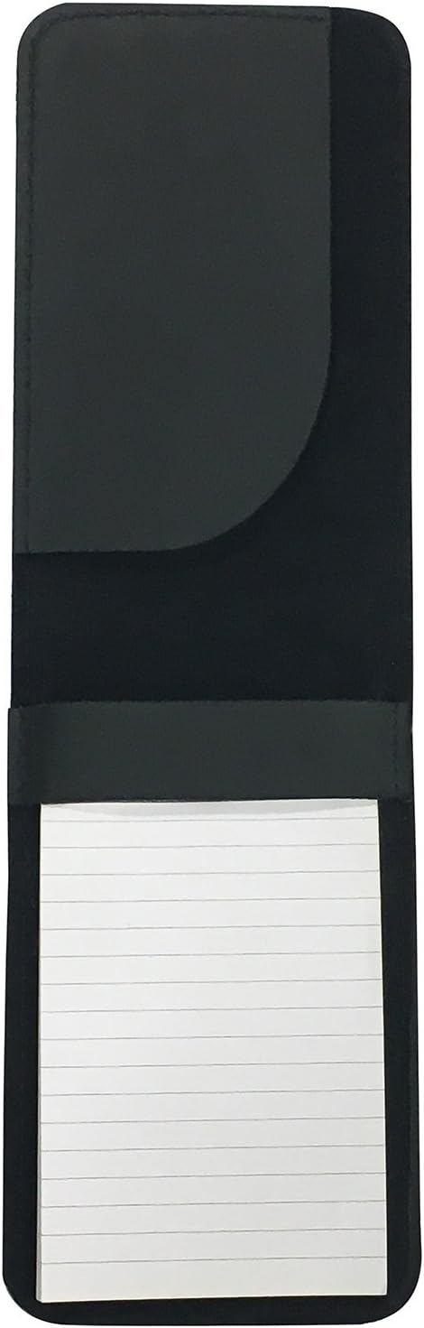 Boston Leather Memo Pad Cover & Holder, 3 x 5 Inch Pocket Notebook