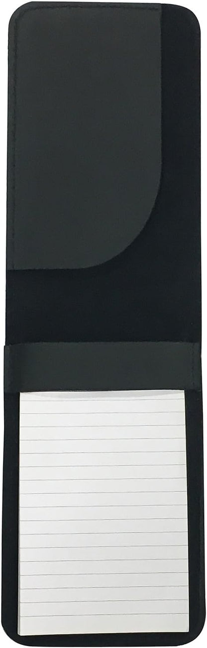 Boston Leather Memo Pad Cover & Holder, 3 x 5 Inch Pocket Notebook