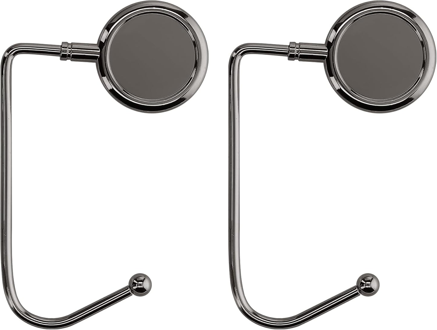 kwmobile Purse Hook for Table - Set of 2 Purse Holder - Handbag Hanger - Portable Bag Holder - Bag Hooks for Desk - Table Hook Gold