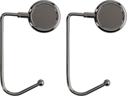 kwmobile Purse Hook for Table - Set of 2 Purse Holder - Handbag Hanger - Portable Bag Holder - Bag Hooks for Desk - Table Hook Gold