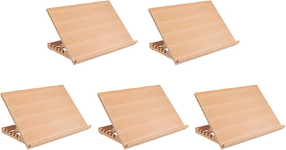 SoHo Urban Artist Extra Large 19.75" x 29.5" Adjustable Portable Drawing Board Stand Easel, 5 Positions, Natural Beechwood Finish