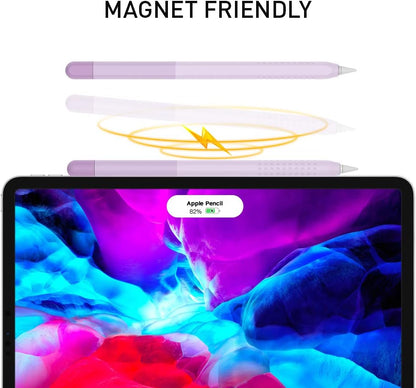 Delidigi for Apple Pencil Pro Case (2024) & Apple Pencil 2nd Generation Sleeve,Soft Silicone Grip Cover,Magnetic Charging Compatible,Double Tap Support,Gradient Color Design