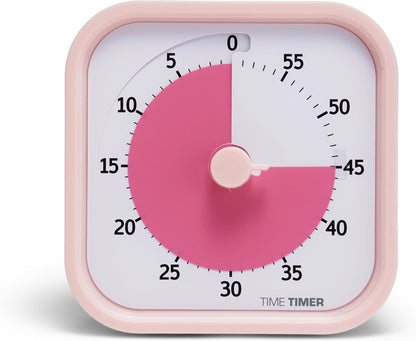Time Timer MOD 60-Minute Visual Timer, Home Edition, Silent Operation, Study Tool for Homeschool and Office Use (Lake Day Blue)