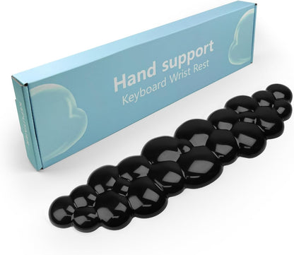 Gel Cloud Keyboard and Mouse Wrist Rest, Cute Wrist Support and Arm Support Keyboard Rest for Keyboard and Mouse Typing Pain Relief，Suitable for Office/Computer/Laptop/Gaming（White）