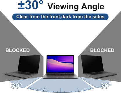 13.3 Inch 16:9 Laptop Privacy Screen Filter, Computer Monitor Privacy Shield, Anti Scratch Anti Spy Anti Glare Blue Light Screen Protector