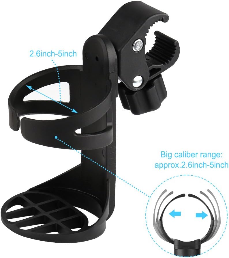 Accmor Universal Bike Water Bottle Holder for Large Bottles, Bike Water Bottle Cages Cup Holder Fits Most Bicycles