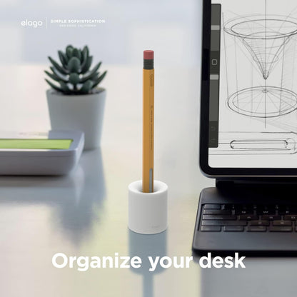 elago Pencil Stand Compatible with Apple Pencil Pro, Apple Pencil (1st & 2nd Generation) and Apple Pencil (USB-C) and Any Tablet Stylus with or Without Pencil Case or Sleeve [Black]