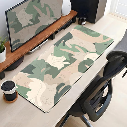 World Map Desk Mat Historical World Map Desk Pad Extra Large Computer Mouse Pad XL Black Topographic Mousepad Keyboard Pad for Desk Gaming Computer Laptop Office Non-Slip Desk Pad 31.5x11.8 in