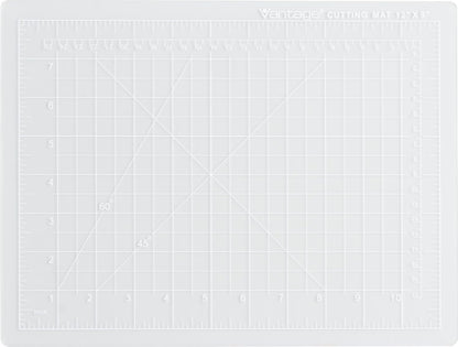 Dahle Vantage 10670 Premium Self-Healing Cutting Mat, 9"x12", 1/2" Grid, 5 Layers for Max Healing, Perfect for Crafts & Sewing, Black