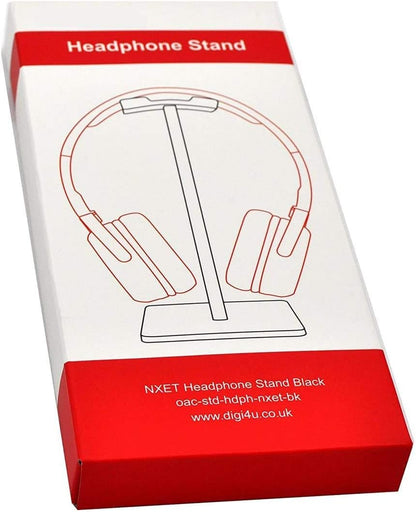 Headphone Stand, Universal Aluminum Holder Showing Display Hanger for HyperX Cloud II Gaming Headset, Microsoft Xbox One Chat, Turtle Beach Recon, Sony Headset 2.0 and More