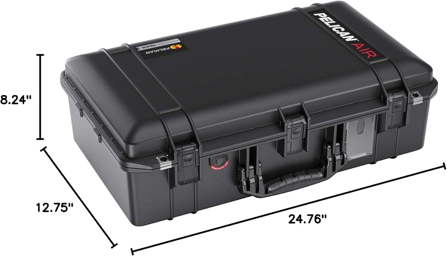 Pelican Electronic Organizer Travel Case - Portable Storage Bag with Multiple Storage Mesh Pockets for Cables, Chargers, Power Bank, AirPods - Black