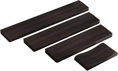 Wooden Wrist Rest, 11.8-inch Length and 22mm Thickness for Small Keyboard, Bamboo Wood Palm Rest, Ergonomic Design for Mechanical Gaming Keyboard