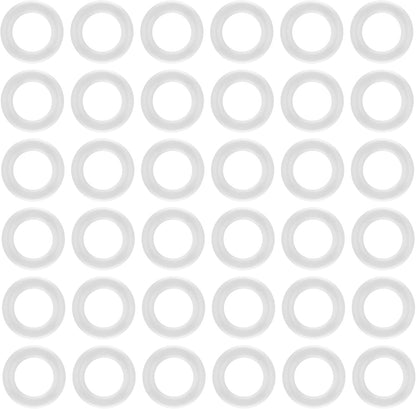 200Pcs Clear O-Ring Switch Dampeners Keycap for Mechanical Keyboard Cherry Mx, White…
