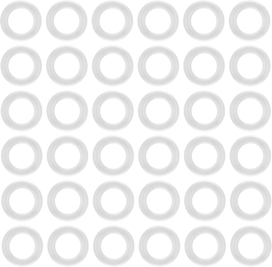 200Pcs Clear O-Ring Switch Dampeners Keycap for Mechanical Keyboard Cherry Mx, White…