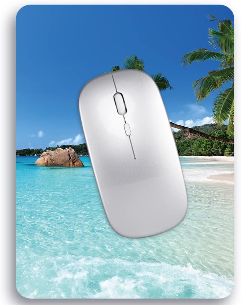 Audimi Small Mouse Pad 6 x 8 Inch, Mini Mouse Pad Thick for Laptop Wireless Mouse Home Office Travel, Portable & Washable (Black)