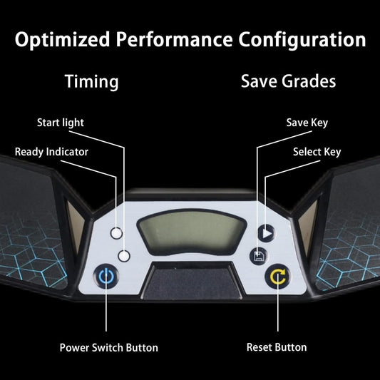 Speed Cube Timer, Touch Control, Professional Timer Machine, Speed Race, Display, Black