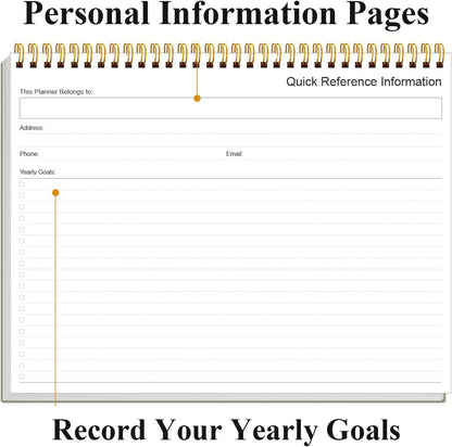 Weekly Productivity Dashboard - 8.5" x 11" Dashboard Desk Notepad Has 6 Focus Areas to List Tasks for Goals, Projects, Clients, Academic or Meal-Organize Your Daily Work Efficiently, 54 Weeks, Green