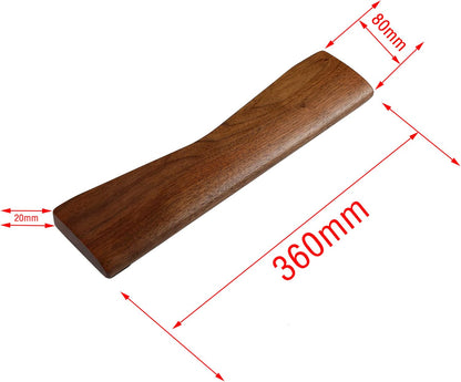 2 pcs Mini Wood Wrist Rest Portable Movable Solid Wooden Walnut Beech for Most Mechanical Keyboard Numpad Sp64