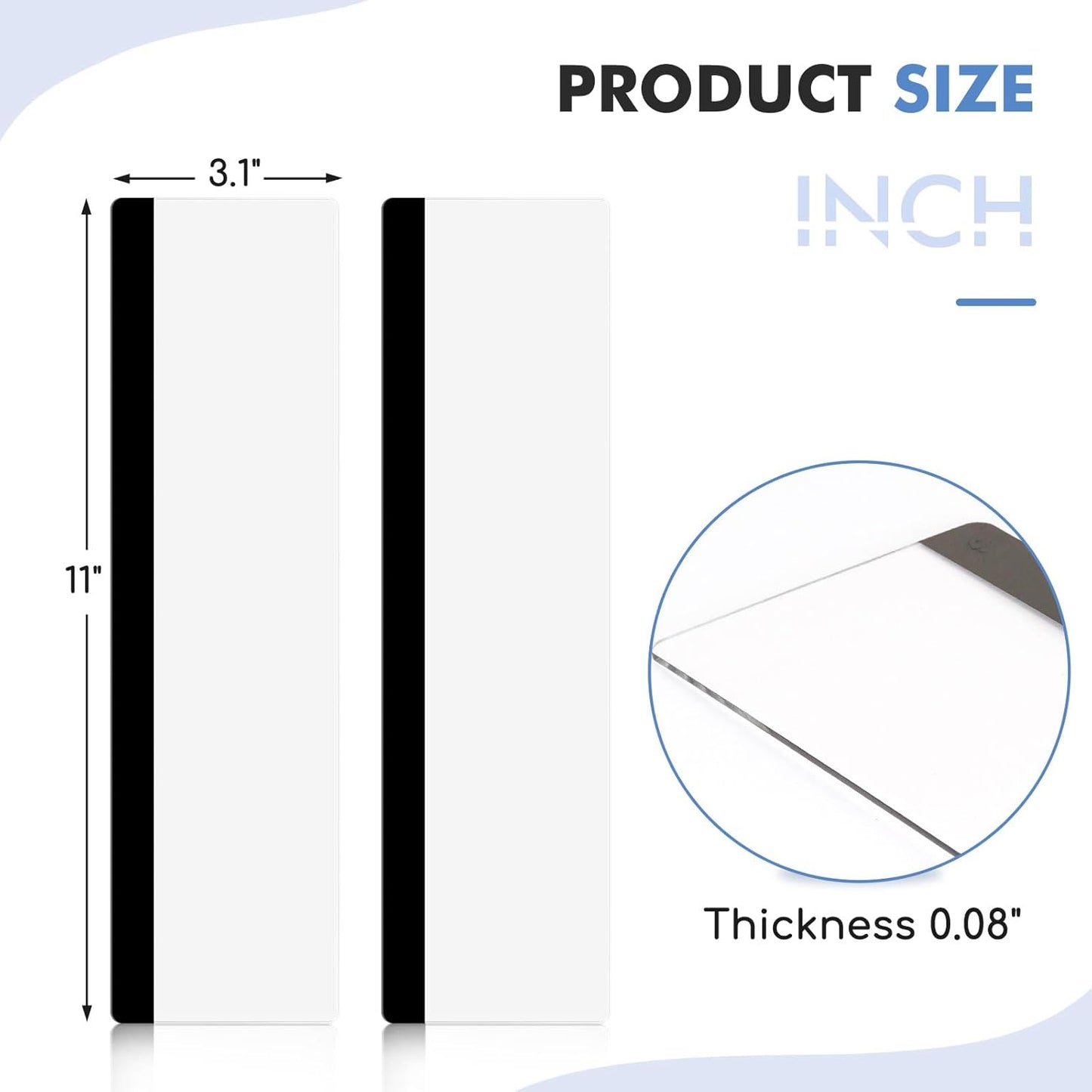 DOLLAR BOSS Glass Desk Whiteboard with Storage, All White & Monitor Memo Boards for Computers 2PCS