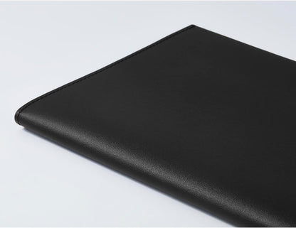 Maruman Mnemosyne Lined Notebook- Vertical A5, 5.83" x 8.27", 70 Sheets / 140 Pages, 7mm College Ruled With Center Line Journal, Perforated Pages & Wire-Bound to Lay Flat, Black, Made in Japan - Colors B