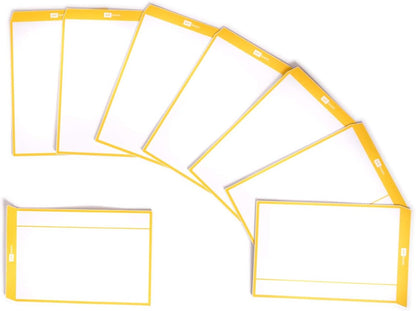 PATboard Scrum Board and Kanban Board - Magnetic Task Cards - L (Large) - Set of 8 - Grey