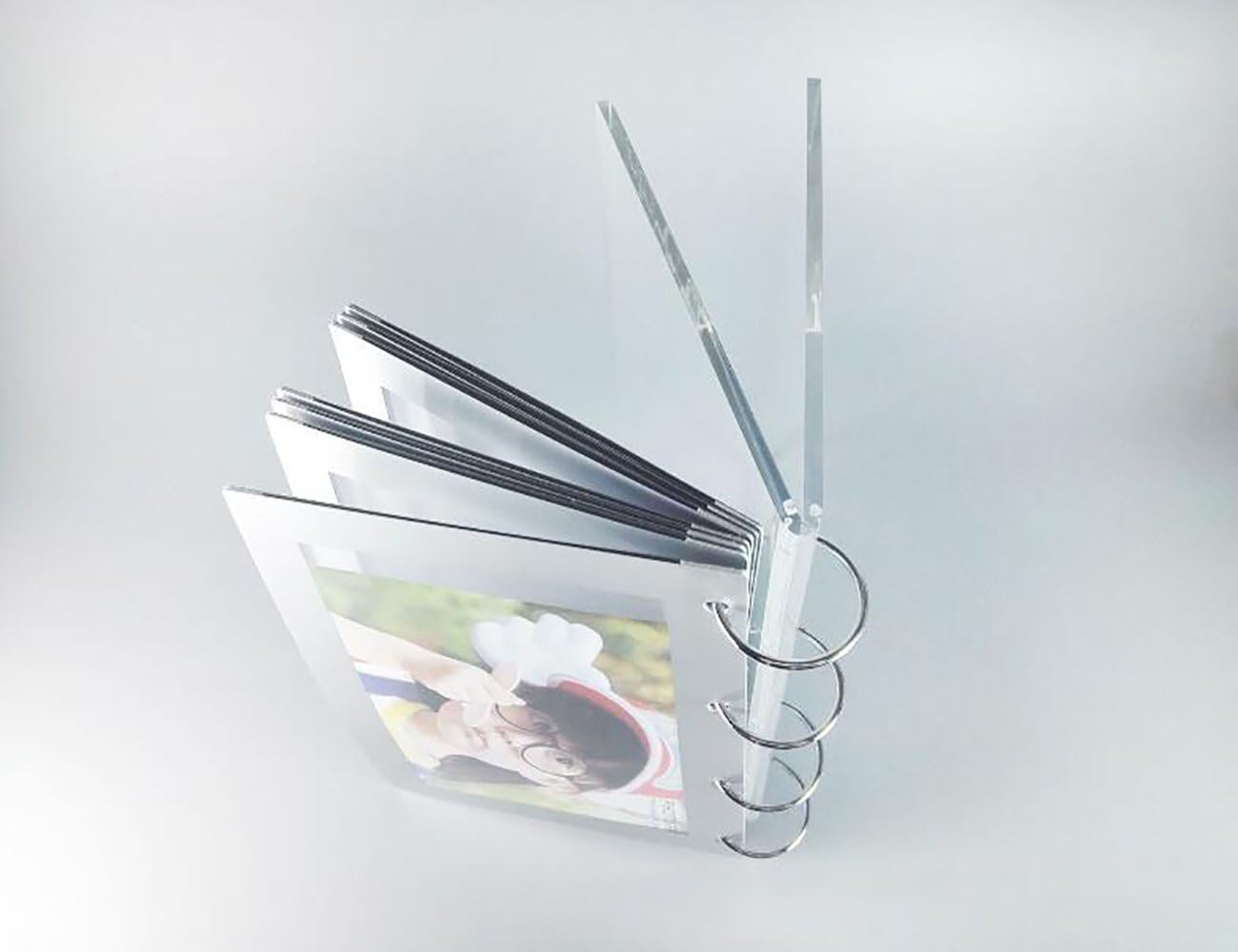 4x6 Flip Clear Slant Back Acrylic Sign Holder,V Type Desktop Double Sided Display Holder Horizontal Stand Menu Holders,PVC Photo Clip Display 7 Pockets-14 Sides Desk Calendar Album